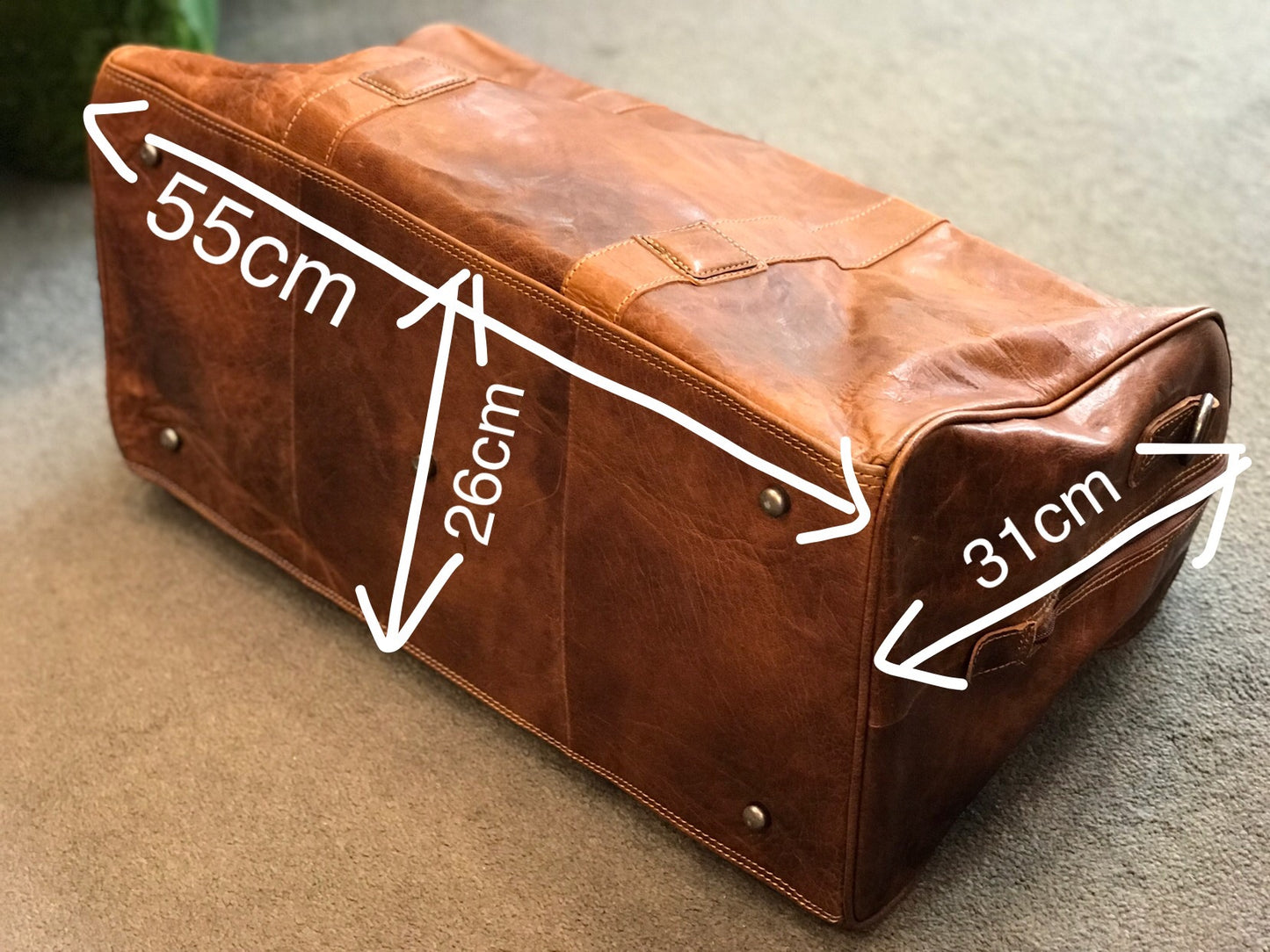Rugged Hide RH-7320 Cairo Leather Overnight Bag - Little Armoire - Online Leather Goods Store Australia