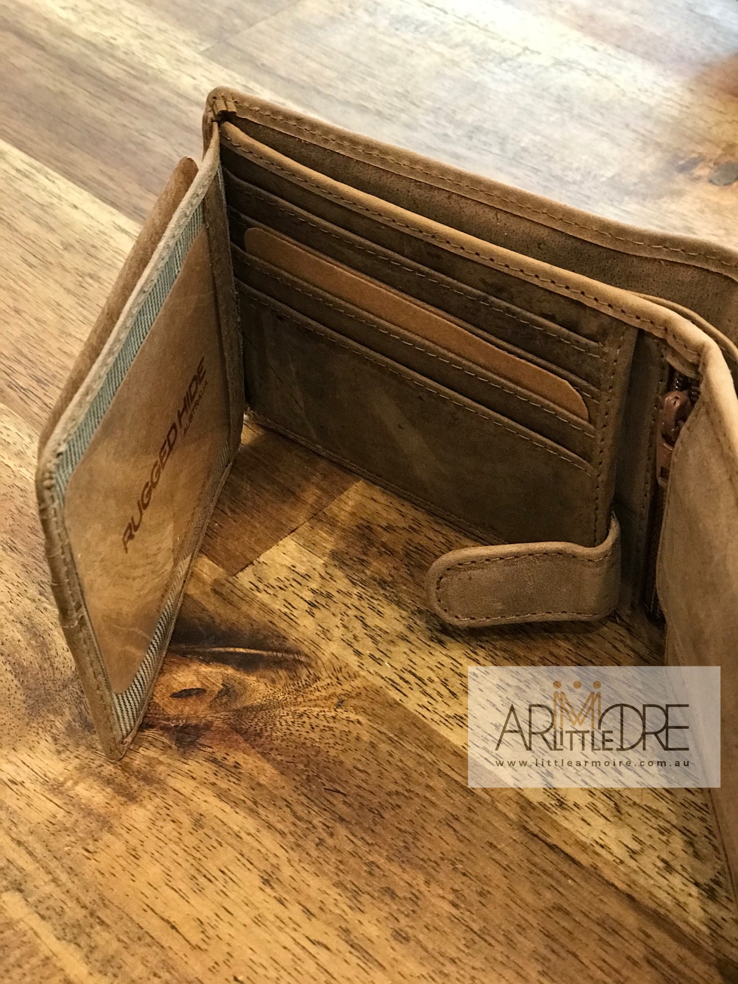 Men's Wallet in Hunter Leather UARH8088