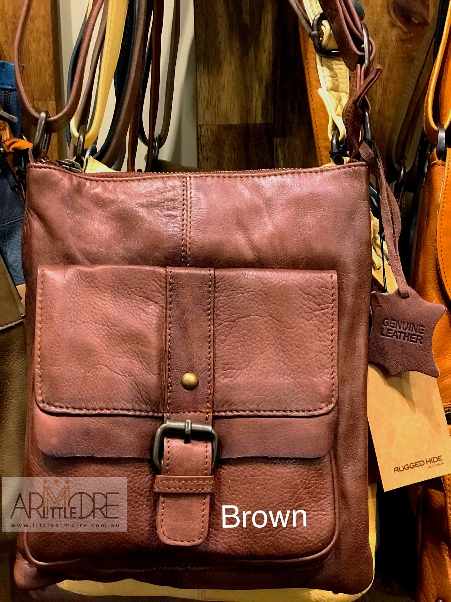 Rugged Hide RH-9526 Audrina Soft Leather Cross Body Bag