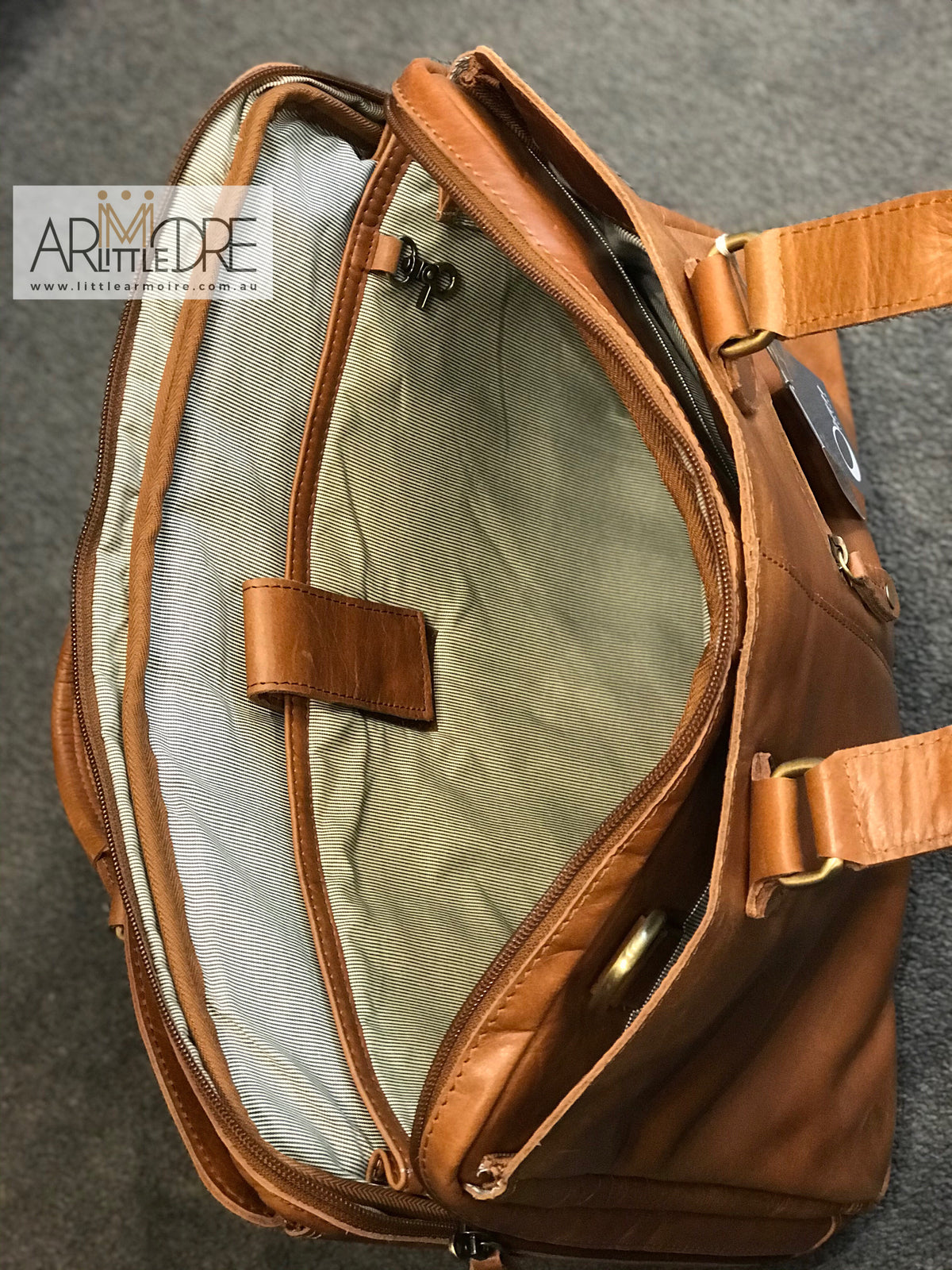 Vintage Leather Satchel Bag LA20232