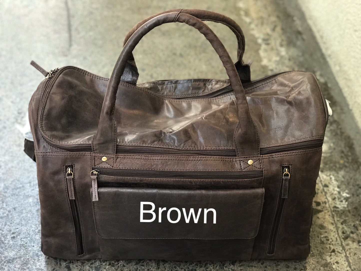 Oran Leather U-736 Lone Ranger Leather Overnight Bag - Little Armoire - Online Leather Goods Store Australia