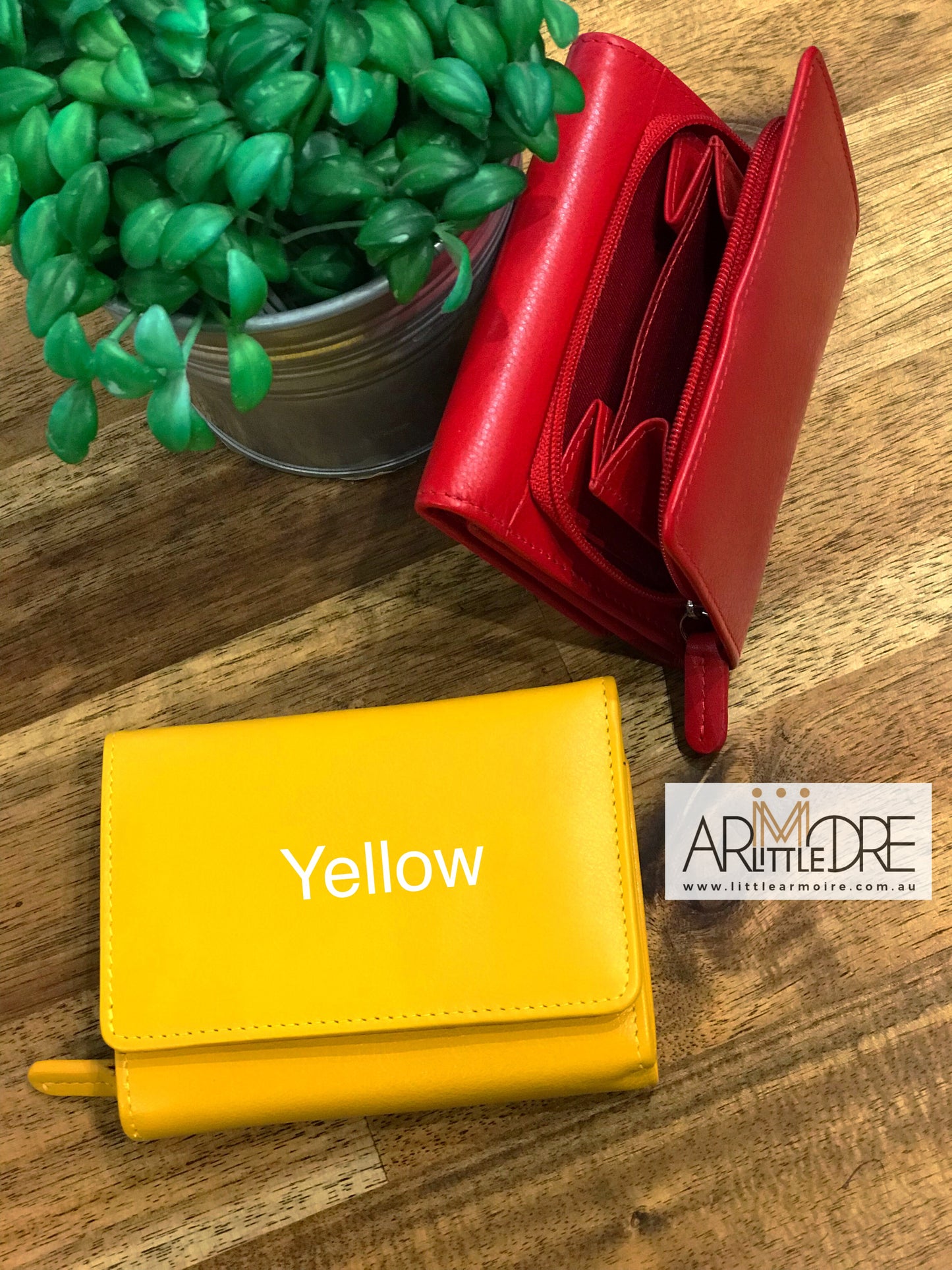 LA893 Small Compact Leather Wallet