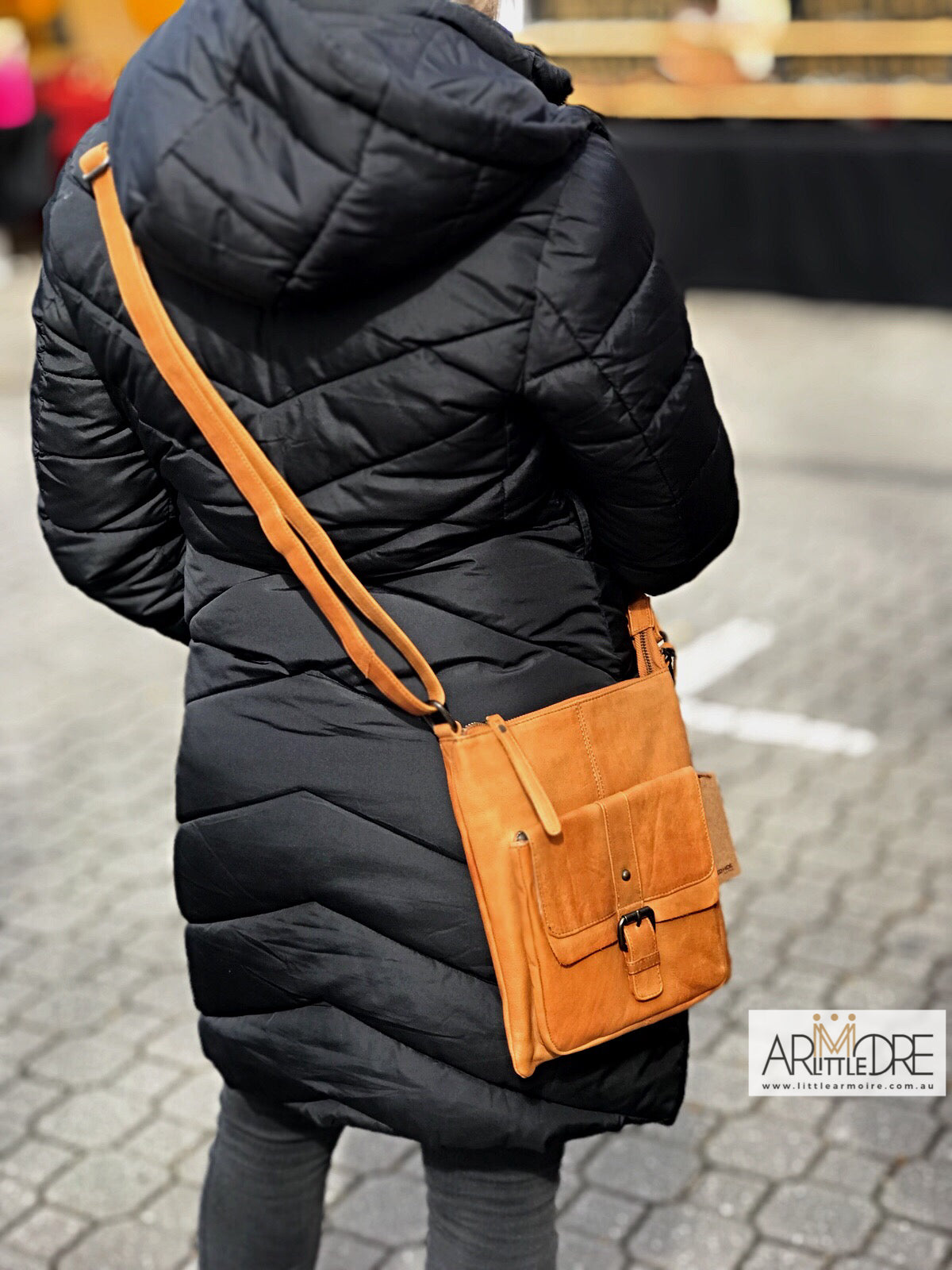 Rugged Hide RH-9526 Audrina Soft Leather Cross Body Bag