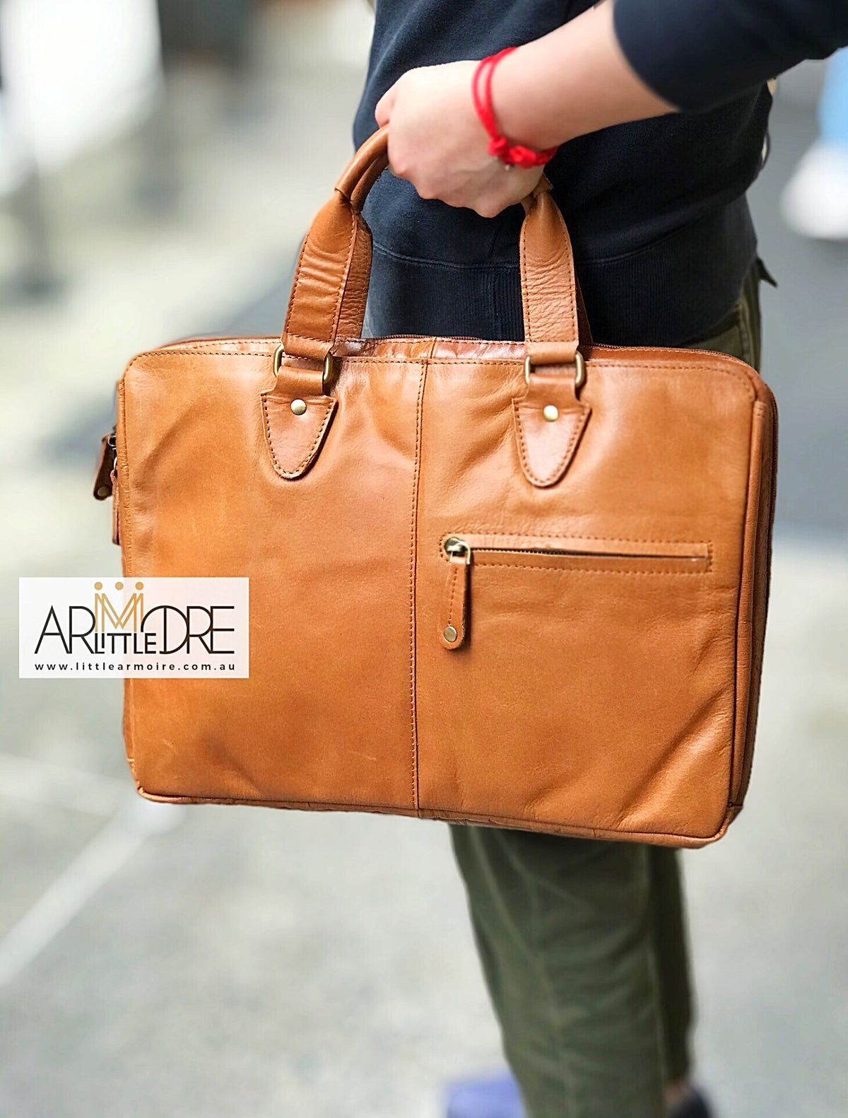 Vintage Leather Satchel Bag LA20232