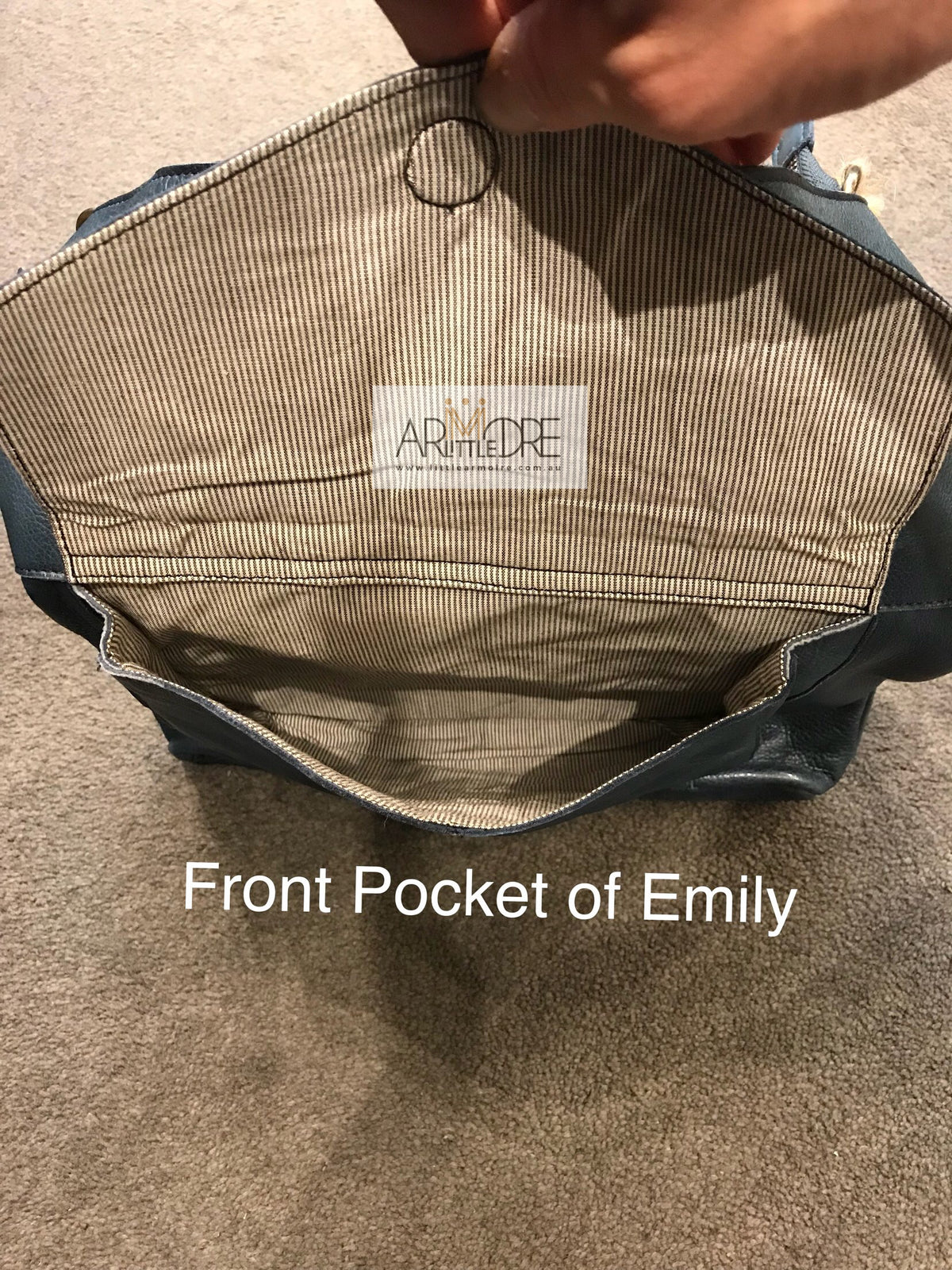 Rugged Hide Emily RH-8737 Soft Leather Cross Body Bag with Front Pocket