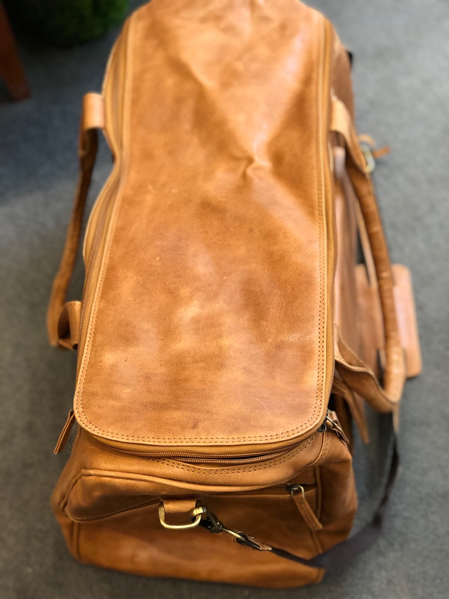 Oran Leather U-736 Lone Ranger Leather Overnight Bag - Little Armoire - Online Leather Goods Store Australia