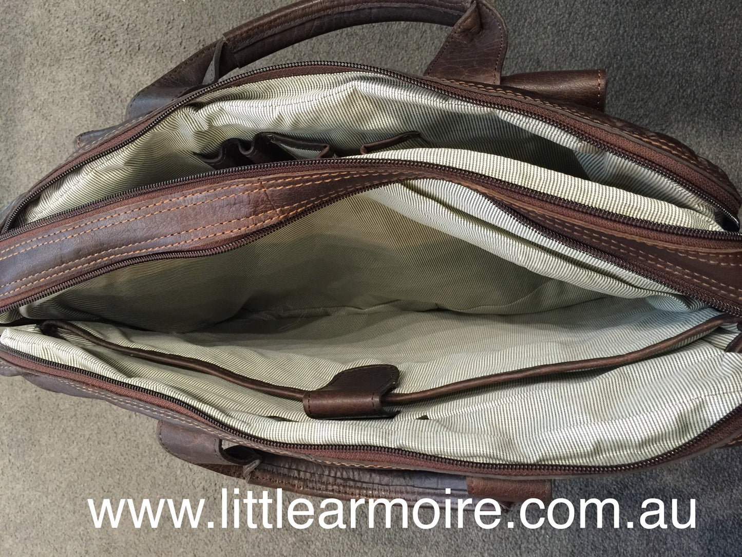 RH-7002 Turku Vintage Brief / Satchel Laptop Bag - Little Armoire - Online Leather Goods Store Australia