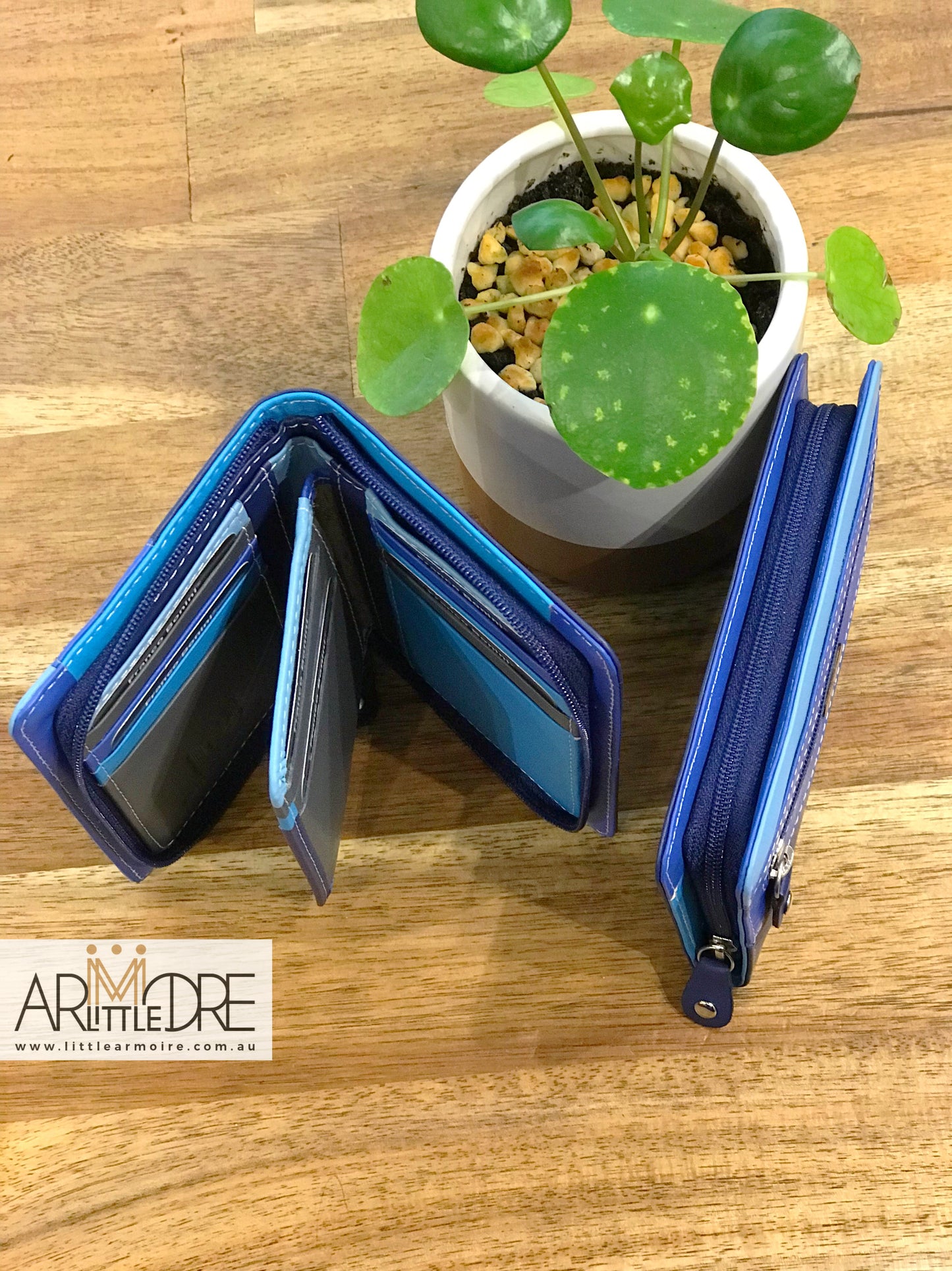 Small Zip around Soft Leather Multi Colour Wallet UAFB1814