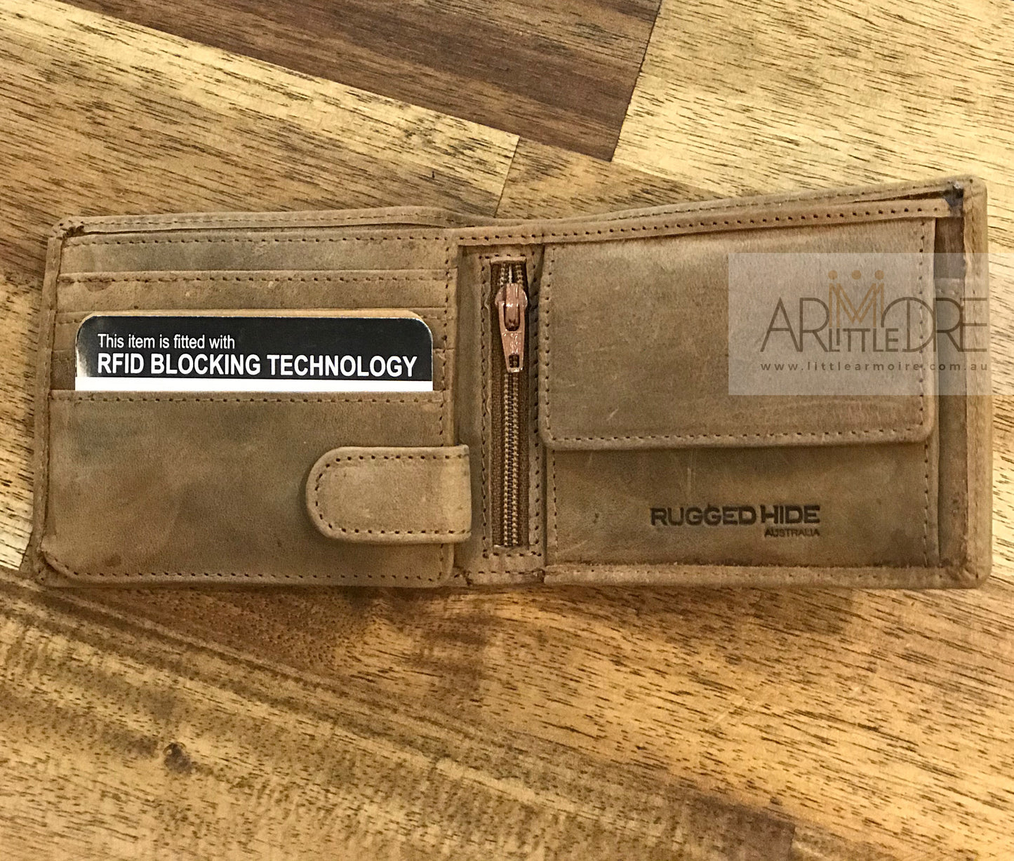Men's Wallet in Hunter Leather UARH8088