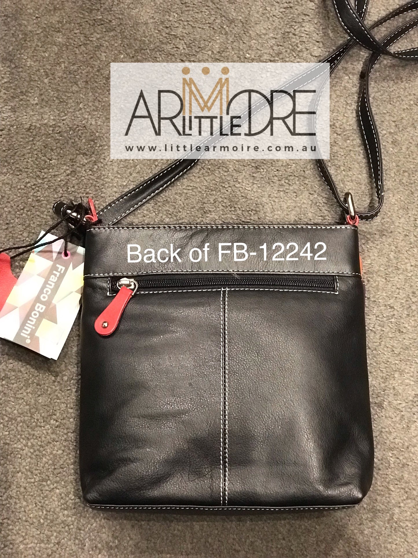 Franco Bonini FB-12242 Multi Coloured Small Leather Shoulder / Cross Body Bag - Little Armoire - Online Leather Goods Store Australia