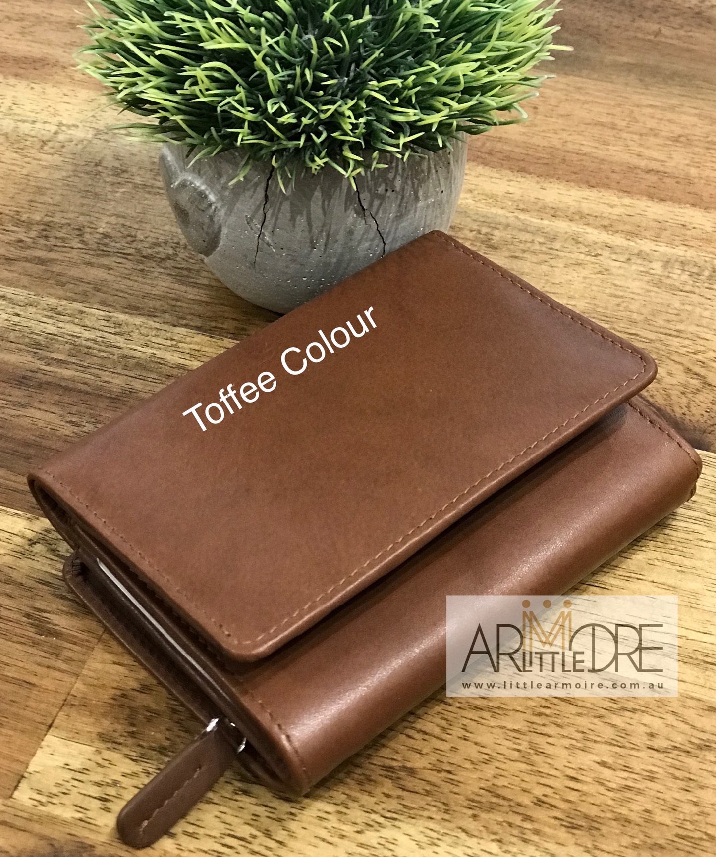 LA893 Small Compact Leather Wallet