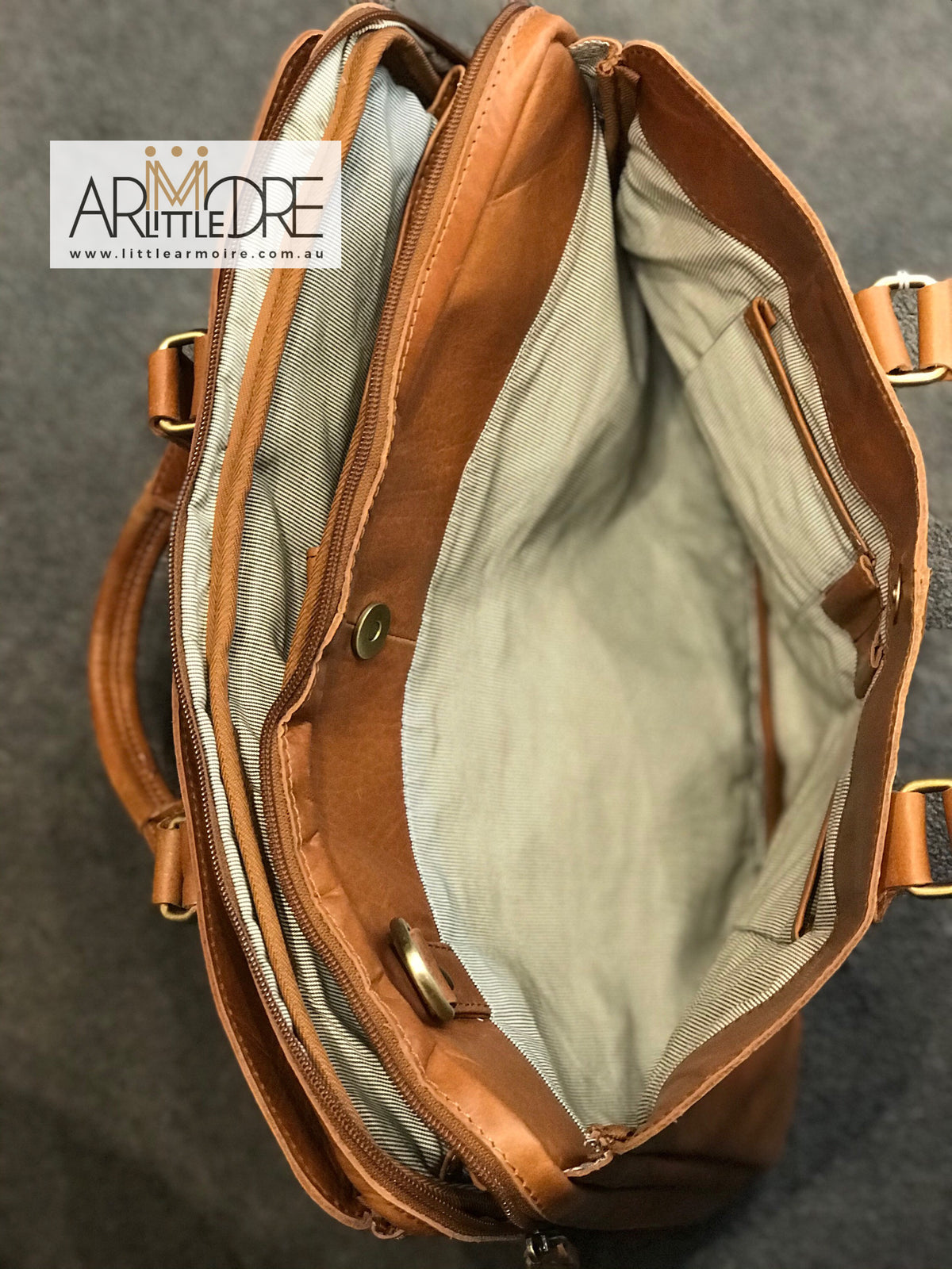 Vintage Leather Satchel Bag LA20232