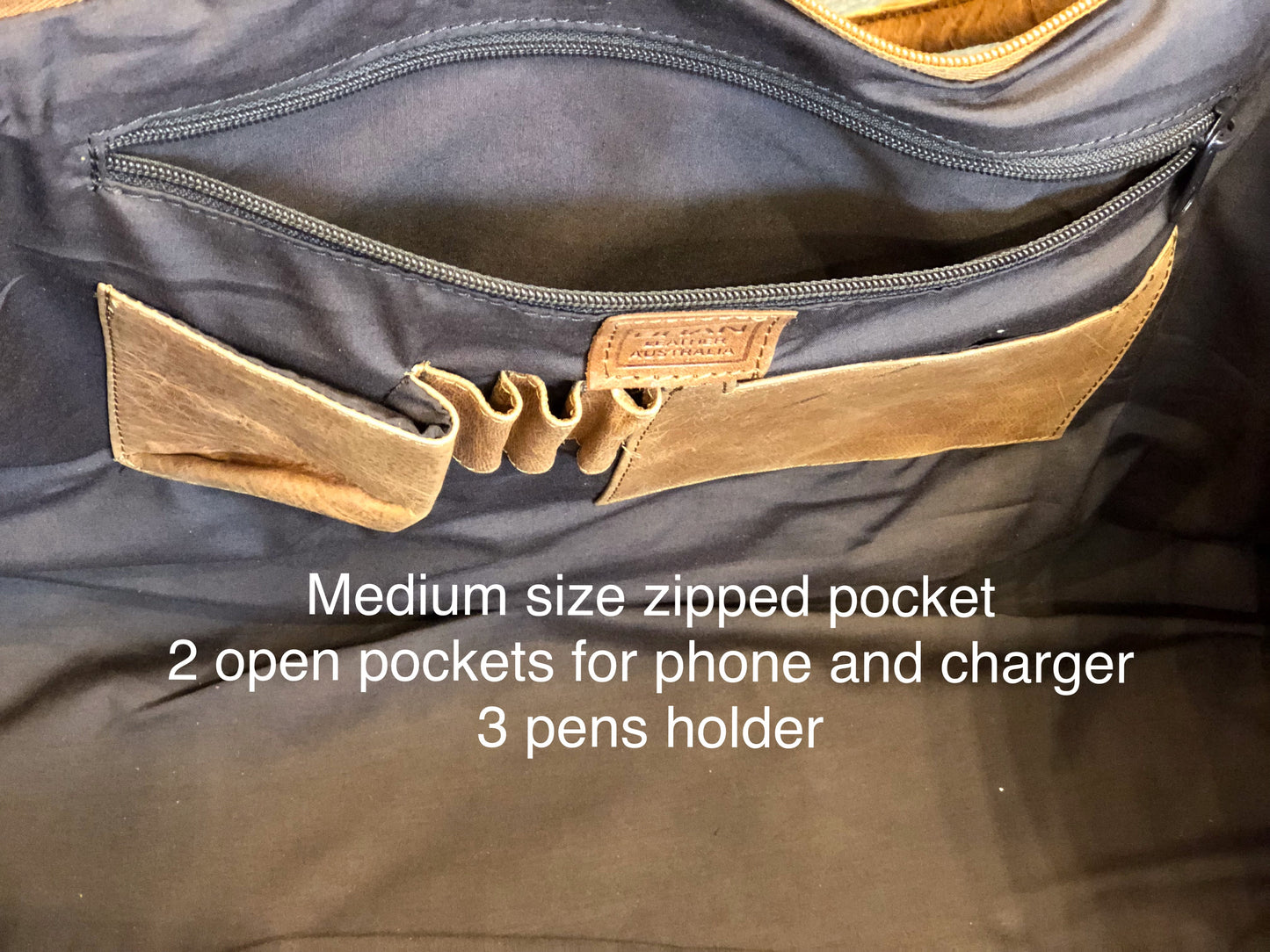 Oran Leather U-736 Lone Ranger Leather Overnight Bag - Little Armoire - Online Leather Goods Store Australia