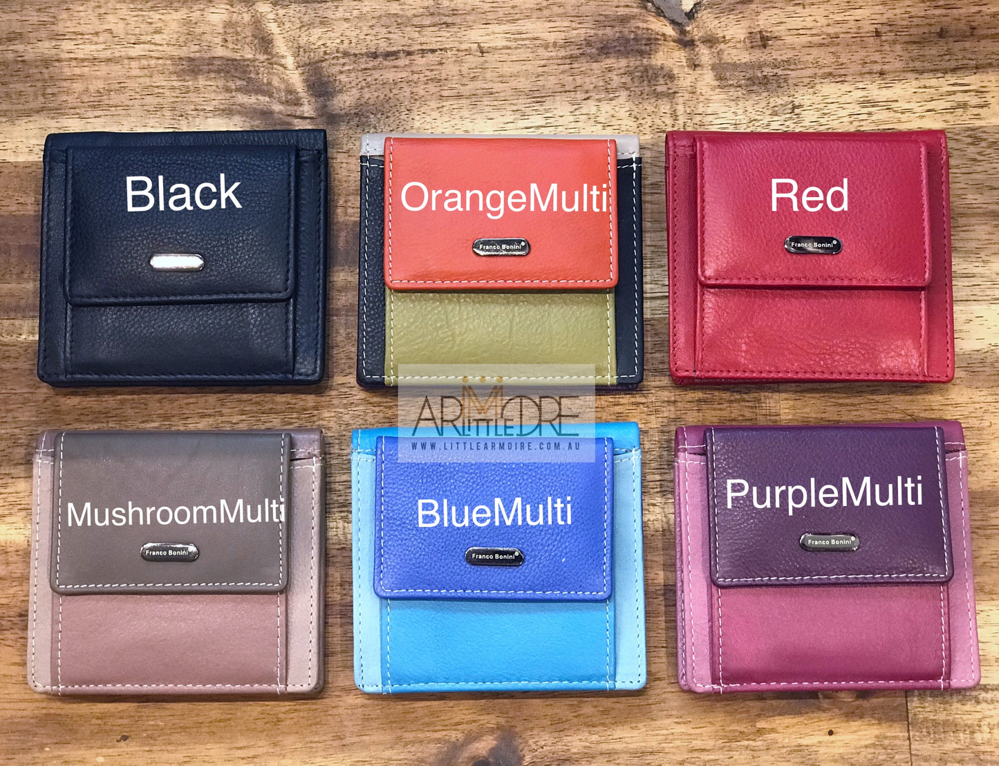 FB-33051 Mini RFID Leather Wallet / Coin Purse
