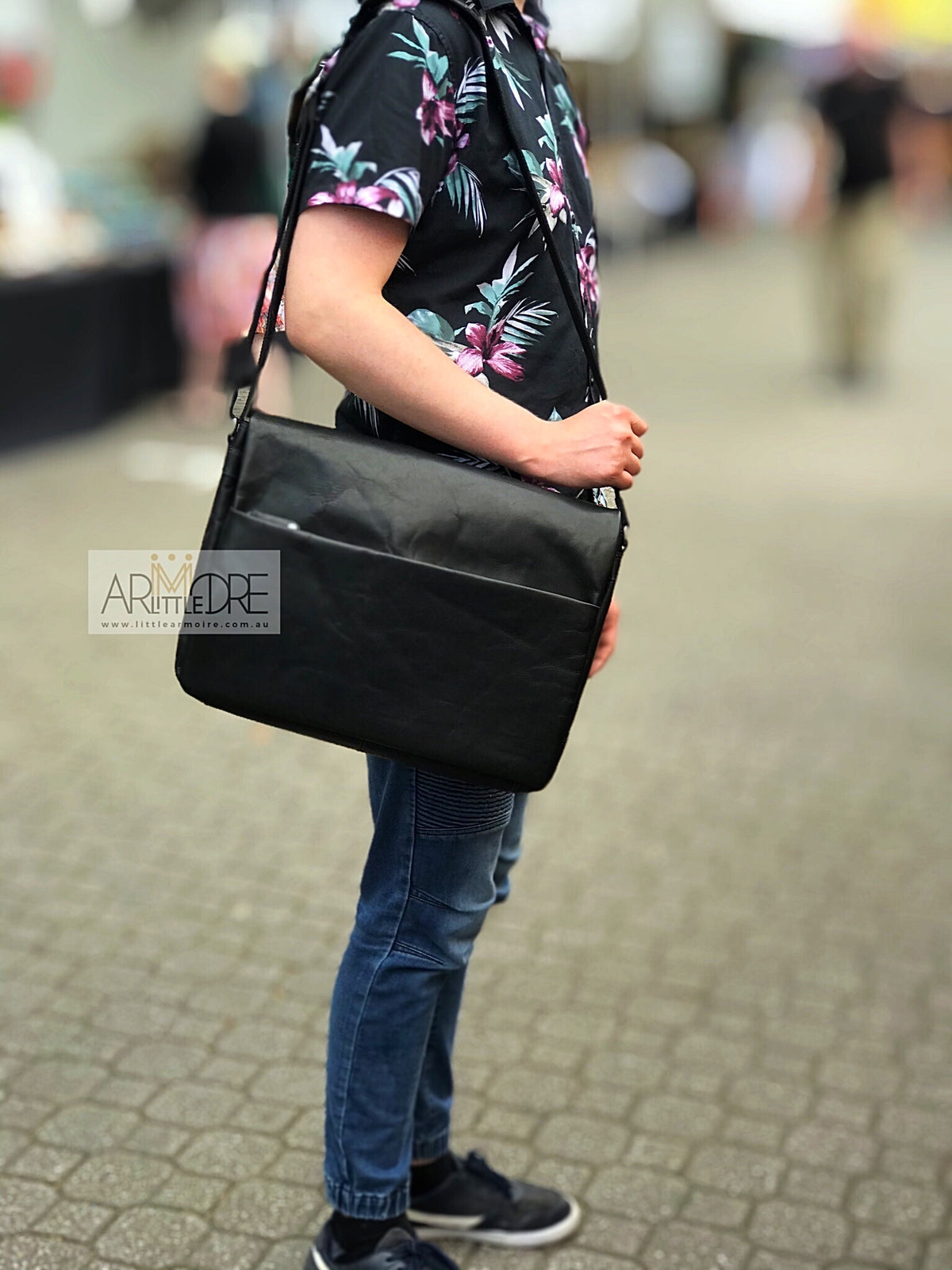 Classic Large Leather Satchel Laptop Bag UARHOB16085