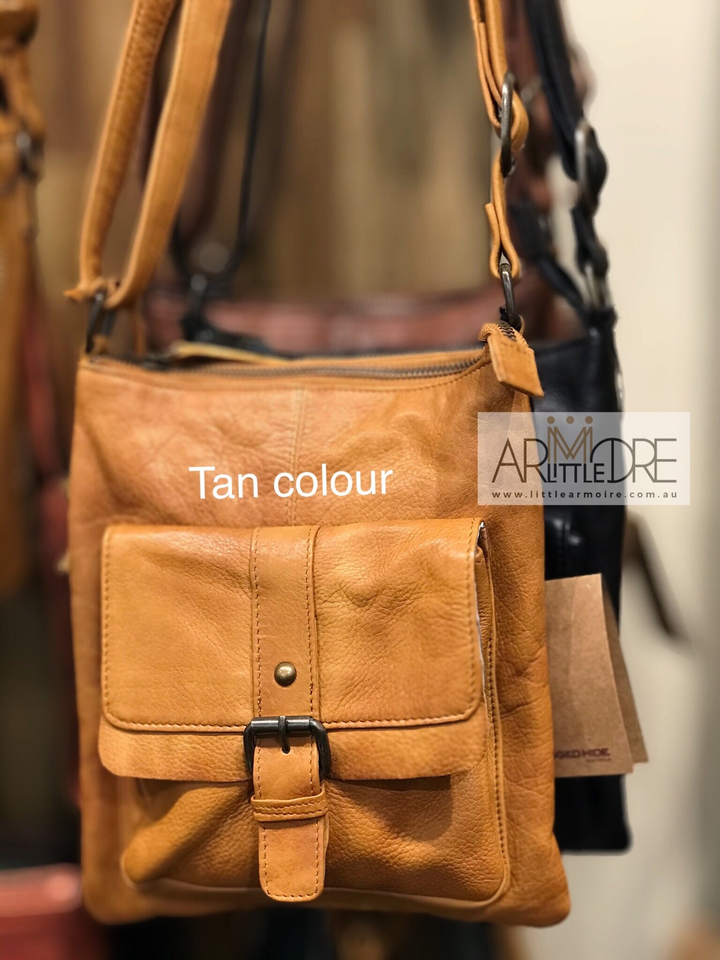 Rugged Hide RH-9526 Audrina Soft Leather Cross Body Bag