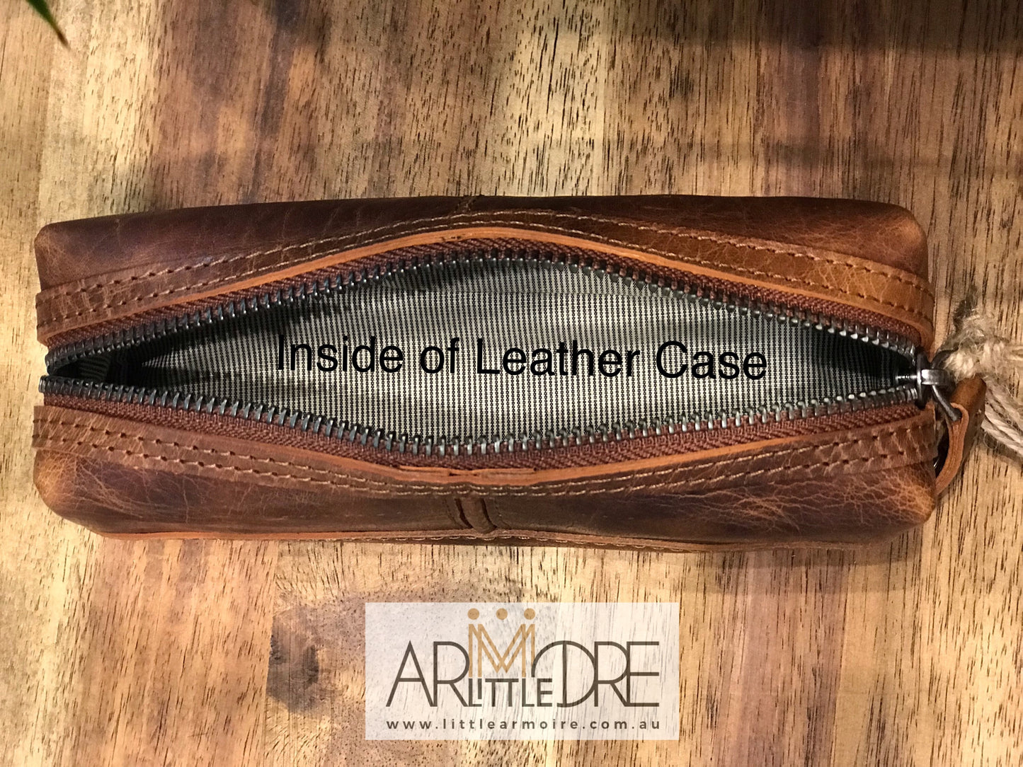 Rugged Hide RH-1174 Mini Travel Leather Case - Little Armoire - Online Leather Goods Store Australia