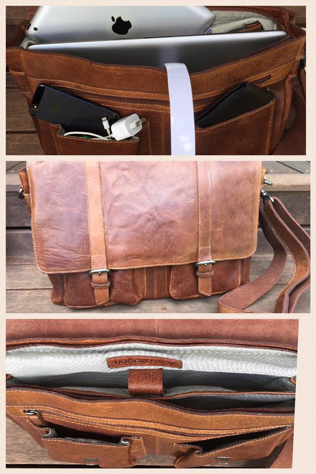Rugged Hide RH-6000 Emerson Classic Laptop Bag - Little Armoire - Online Leather Goods Store Australia