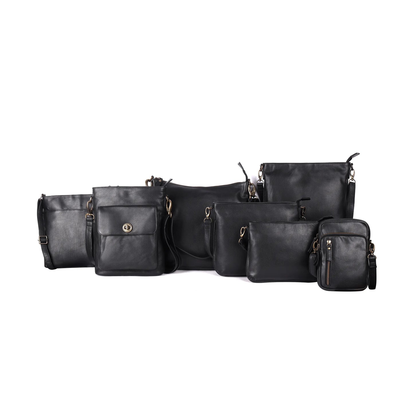 Rugged Hide Amsterdam Soft Leather Crossbody Bag ( Medium ) UARH2503