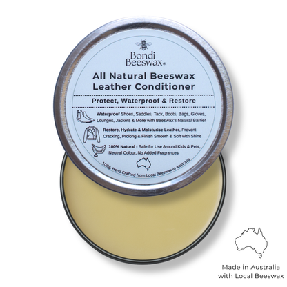 Bondi Beeswax - All Natural Beeswax Leather Conditioner.