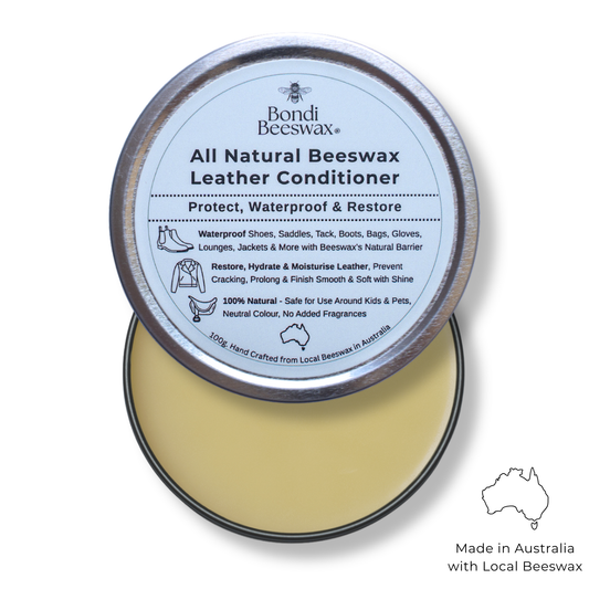 Bondi Beeswax - All Natural Beeswax Leather Conditioner.