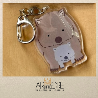 Tassie Double-sided Acrylic Keychain