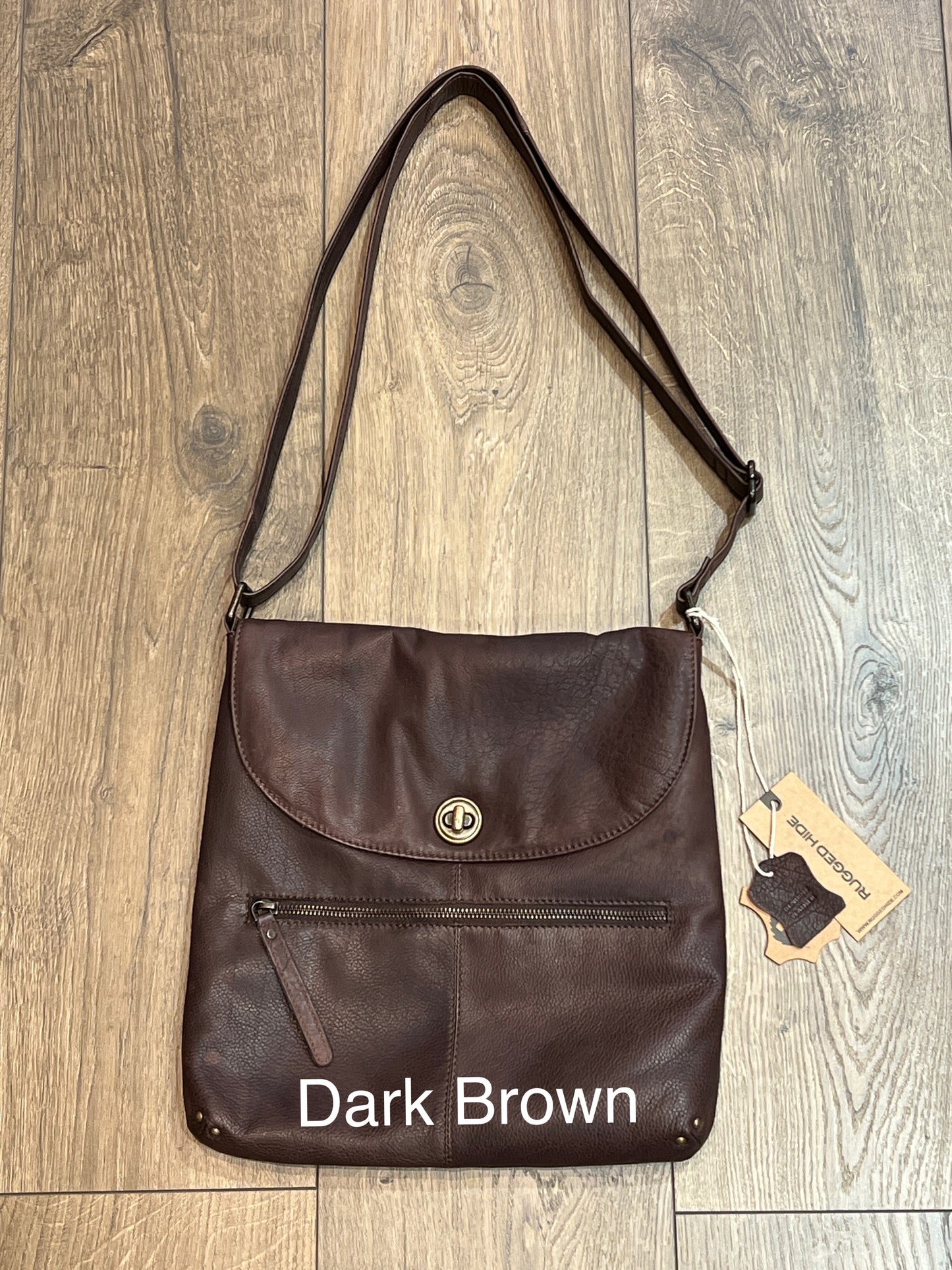 Rugged Hide Bianca RH-10351 Large Cross Body Leather Bag UARH10351