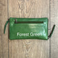 Washed Leather Double Sided Glasses Case with extra rear zipped pocket LA-6238 (UALA6238)