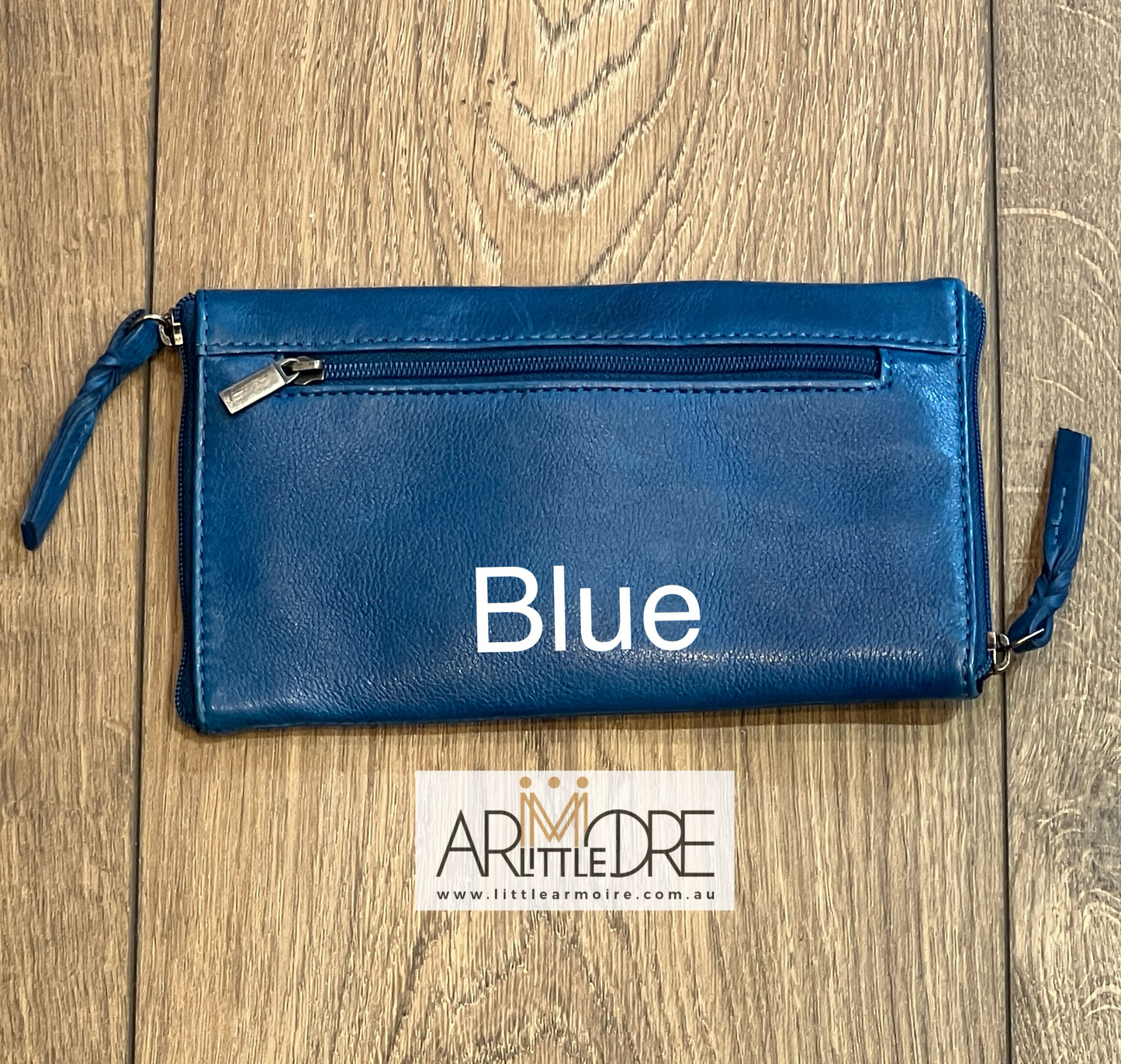 Washed Leather Double Sided Glasses Case with extra rear zipped pocket LA-6238 (UALA6238)