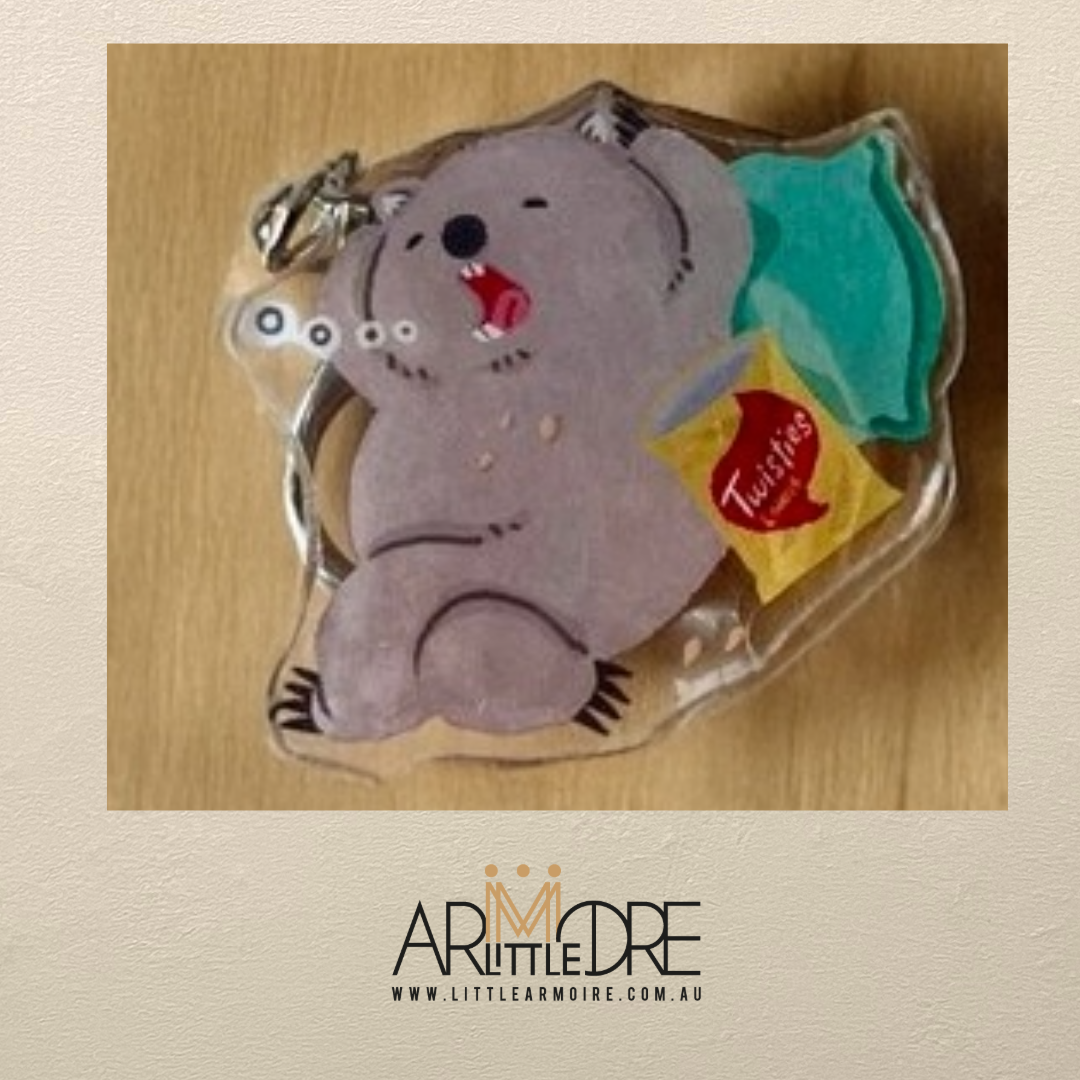 Tassie Double-sided Acrylic Keychain