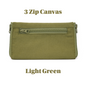3 zip Premium Canvas Double Sided Glasses Case UACC8325