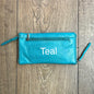 Washed Leather Double Sided Glasses Case with extra rear zip pocket LA-6238 (UALA6238)