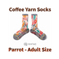 RAFAC Coffee Yarn Socks - Wildlife Series: UARFWL2325A for Adult