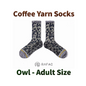 RAFAC Coffee Yarn Socks - Wildlife Series: UARFWL2325A for Adult