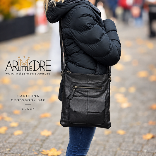 Rugged Hide RH-11648 Carolina Large Leather Cross Body Bag
