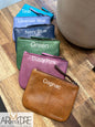 Washed Leather Coin Purse / Card Holder Pouch MP-25 (UAMP25)