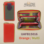 Leather Mobile Phone Pouch with zip around wallet UAFB15016