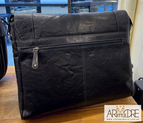 Oran Leather OB-7302 Dylan Leather Satchel Laptop Bag
