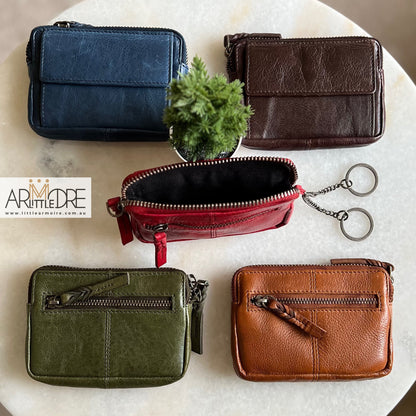 Soft Leather Mini Travel Pouch MP-79