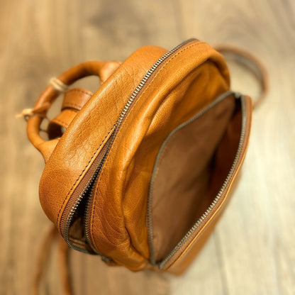 Ladies Leather Backpack UARH2368