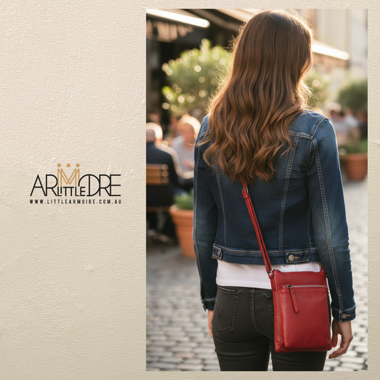 Slim Crossbody Leather Bag UAMP7625