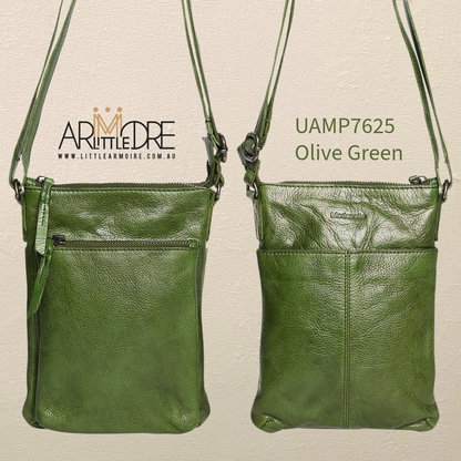 Slim Crossbody Leather Bag UAMP7625