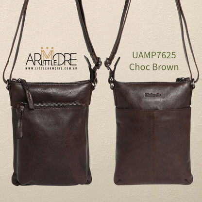 Slim Crossbody Leather Bag UAMP7625