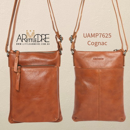 Slim Crossbody Leather Bag UAMP7625