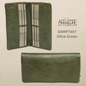 Soft Washed Leather Bid Fold Full Size Wallet with magnetic UAMP7887