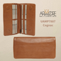 Soft Washed Leather Bid Fold Full Size Wallet with magnetic UAMP7887