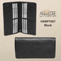 Soft Washed Leather Bid Fold Full Size Wallet with magnetic UAMP7887