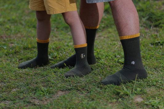 RAFAC Coffee Yarn Socks - Landscape Series: UARFWL2326A for ADULT