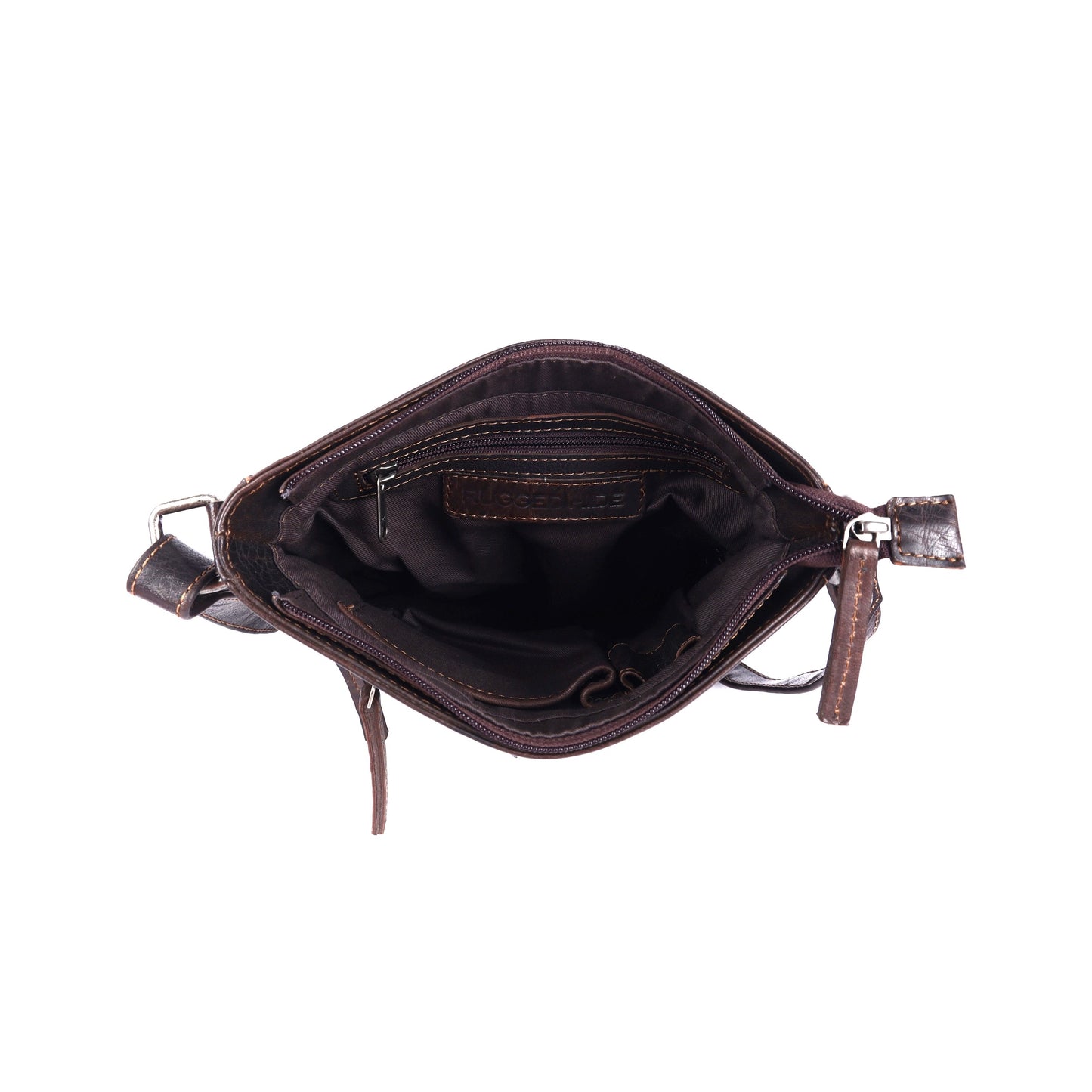 Unisex Structured Leather Crossbody Bag Perth - UARH1547