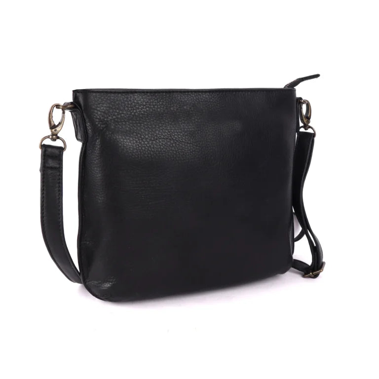 Rugged Hide Amsterdam Soft Leather Crossbody Bag ( Medium ) UARH2503